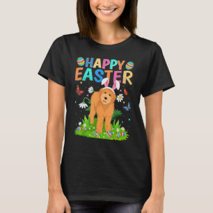 Happy Easter Bunny Egg Funny Labradoodle Dog Easte T-Shirt