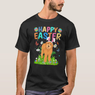Happy Easter Bunny Egg Funny Labradoodle Dog Easte T-Shirt