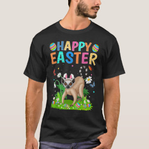Happy Easter Bunny Egg Funny Lemur Easter Sunday T-Shirt