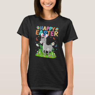 Happy Easter Bunny Egg Funny Mule Easter Sunday   T-Shirt