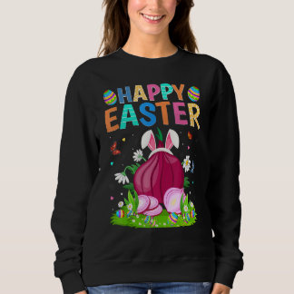 Happy Easter Bunny Egg Funny Onions Easter Sunday Sweatshirt
