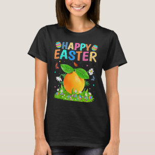 Happy Easter Bunny Egg Funny Orange Easter Sunday T-Shirt