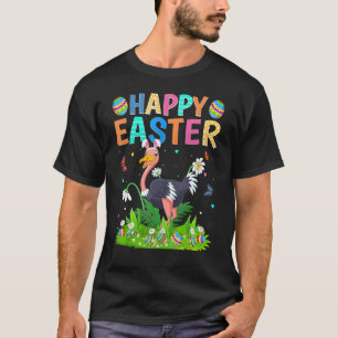 Happy Easter Bunny Egg Funny Ostrich Bird Easter S T-Shirt