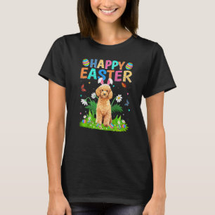 Happy Easter Bunny Egg Funny Toy Poodle Dog Easter T-Shirt