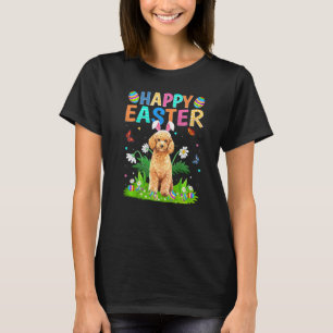 Happy Easter Bunny Egg Funny Toy Poodle Dog Easter T-Shirt