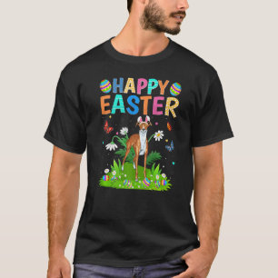Happy Easter Bunny Egg Funny Whippet Dog Easter Su T-Shirt