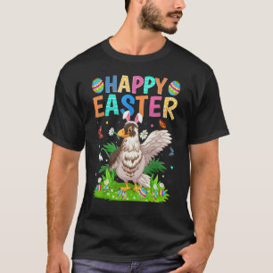Happy Easter Bunny Egg Hawk Bird Easter Sunday T-Shirt