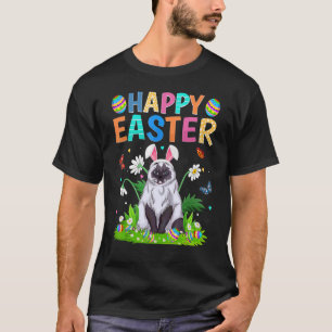 Happy Easter Bunny Egg Himalayan Cat Easter Sunda T-Shirt
