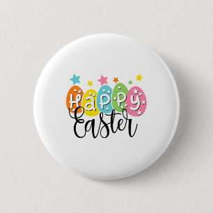 Happy Easter Bunny Egg Hunt Easter Day Shirt Famil 6 Cm Round Badge