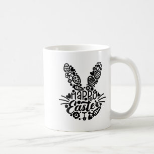 Happy Easter, Bunny Face Men Women Kids Cute Easte Coffee Mug