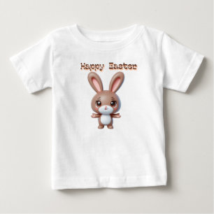 Happy Easter Bunny Greeting Baby T-Shirt