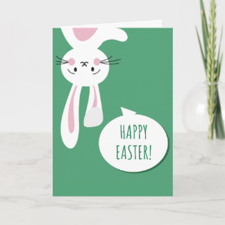 Happy Easter Bunny Greeting Card