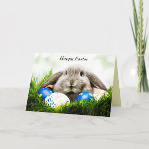 Happy Easter Bunny Holiday Card