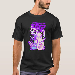 Happy Easter Bunny Hookah Tobacco Pipe Funny Smoke T-Shirt