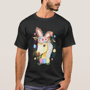 Happy Easter Bunny Horse Rabbit For Men Women Kid T-Shirt