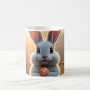 Happy Easter Bunny in the Magic of Spring Coffee Mug