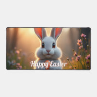 Happy Easter Bunny in the Magic of Spring