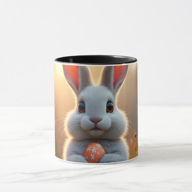 Happy Easter Bunny in the Magic of Spring Mug (Center)