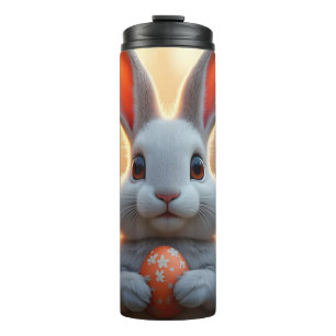 Happy Easter Bunny in the Magic of Spring Thermal Tumbler