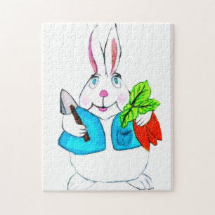 HAPPY EASTER BUNNY  JIGSAW PUZZLE