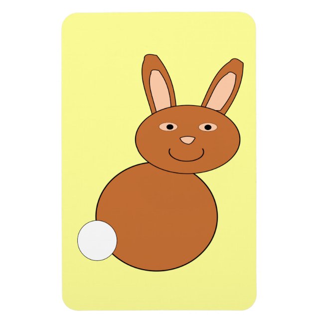 Happy Easter Bunny Magnet (Vertical)