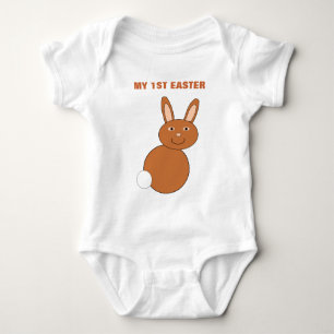 Happy Easter Bunny My 1st Easter Custom Baby Onesi Bodysuit