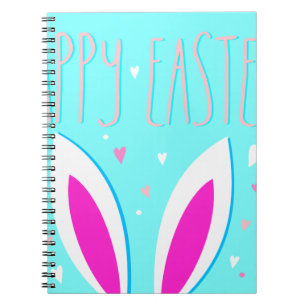 happy easter bunny notebook
