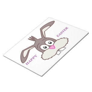 "HAPPY EASTER" BUNNY NOTEPAD