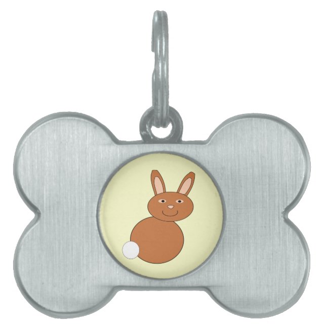 Happy Easter Bunny Pet Tag (Front)