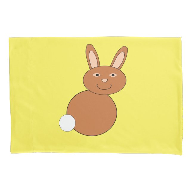 Happy Easter Bunny Pillowcase (Front)