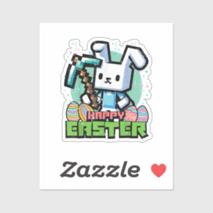 Happy Easter Bunny Pixel Game 