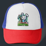 Happy Easter Bunny Pixel Game  Trucker Hat<br><div class="desc">Happy Easter Bunny Pixel Game</div>