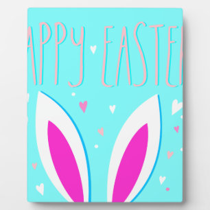 happy easter bunny plaque