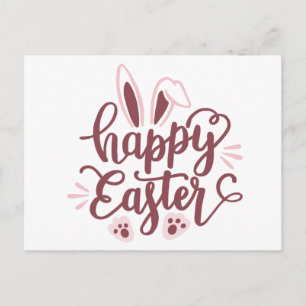 Happy Easter Bunny Postcard – Cute Spring Holiday 