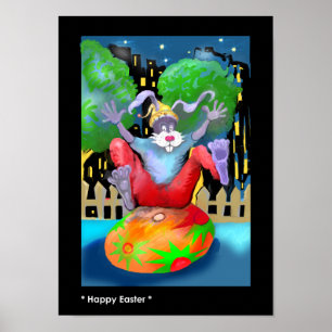 * Happy Easter Bunny * Poster