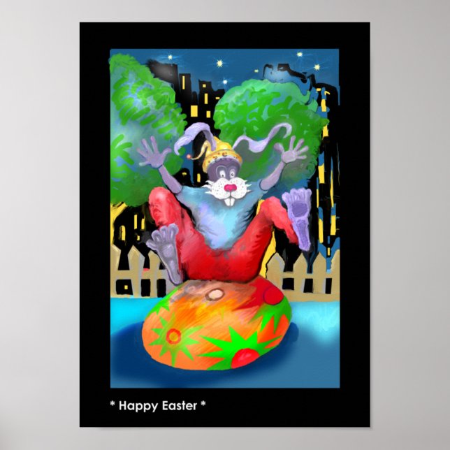 * Happy Easter Bunny * Poster (Front)