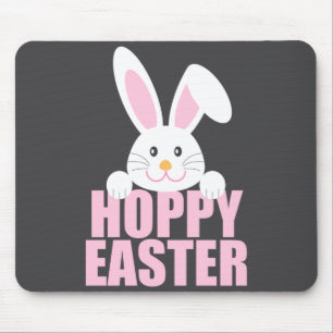 Happy Easter Bunny Pun Cute Nk Girls  Mouse Pad