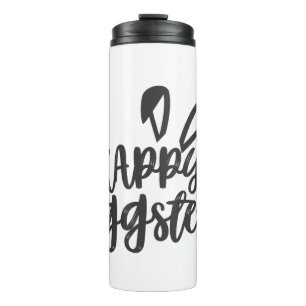 Happy Easter Bunny Rabbit Ears Funny Easter Day Wo Thermal Tumbler