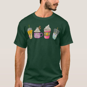 Happy Easter Bunny Rabbit Egg Hunting Coffee Graph T-Shirt
