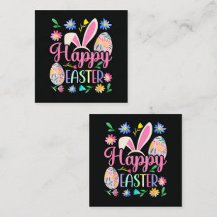 Happy Easter Bunny Rabbit Face Funny Card