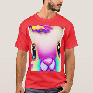 Happy Easter Bunny Rabbit Face Funny Easter Day 3 T-Shirt