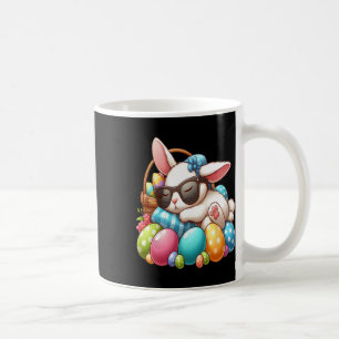 Happy Easter Bunny Rabbit Face Funny Easter Day Wo Coffee Mug