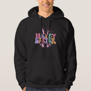 Happy Easter Bunny Rabbit Face Funny Easter Day Wo Hoodie