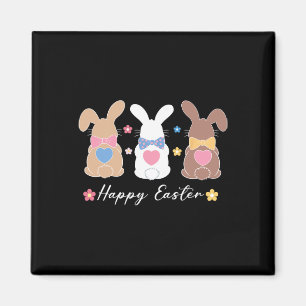 Happy Easter Bunny Rabbit Face Funny Easter Day Wo Magnet