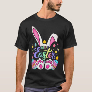 Happy Easter Bunny Rabbit Face Funny Easter Day Wo T-Shirt