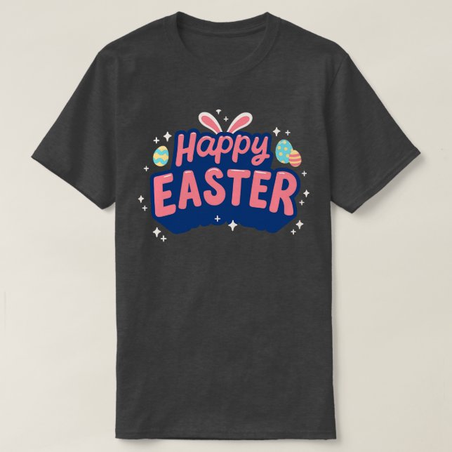 Happy Easter Bunny Rabbit Face Funny Easter Day Wo T-Shirt (Design Front)