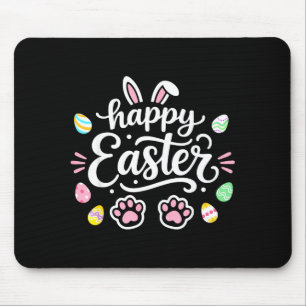 Happy Easter Bunny Rabbit For Girls Kids Boys Teac Mouse Pad