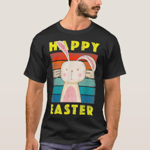 Happy Easter Bunny Retro Rabbit Kids Design Clothe T-Shirt