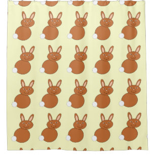 Happy Easter Bunny Shower Curtain