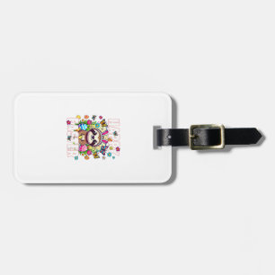 Happy Easter Bunny Sloth Easter Bunny Kids Adult F Luggage Tag